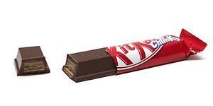 English: KitKat chunky. Français : Barre de Ki...