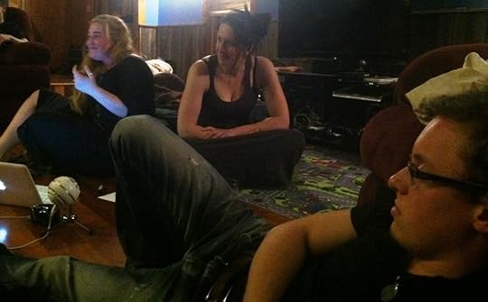 Claire, Nicole and Dominik at CoalCon.