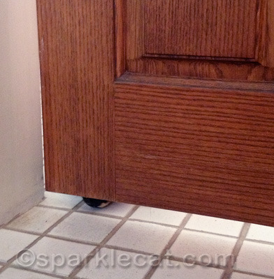 She is not going to fit under there