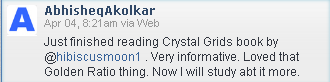 crystal grids book testimonial