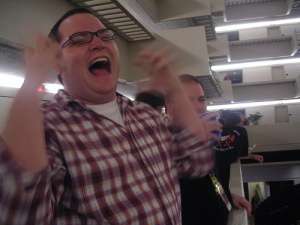 Picture of my Excitement Level, despite the Tawdry Real-World pitfalls of Self-Publishing