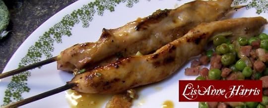 Grilled Teriyaki Chicken Skewers by Lis'Anne Harris