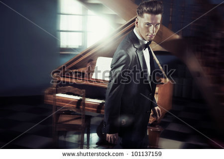 Handsome man - stock photo