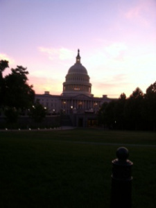 Capitol at night