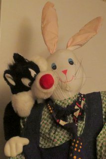 Easter Bunny Celebrates Valetines Day