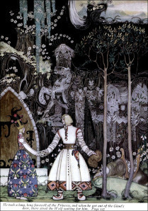 Art by Kay Nielsen (1914) from the book, EAST OF THE SUN AND WEST OF THE MOON.