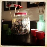 note the tiny pyrex teacups...