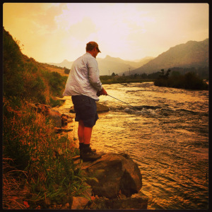 Smoke on the water. . . And fire in the sky!