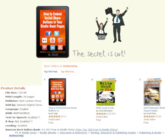 How to Embed Social Share Buttons in Your Kindle Book Pages #1 Most Popular