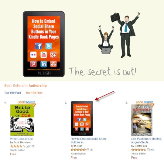How to Embed Social Share Buttons in Your Kindle Book Pages