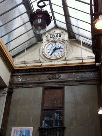 Time in Paris covered walkway