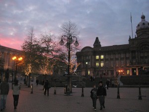 Victoria Square, Birmingham, England. Photo by me.