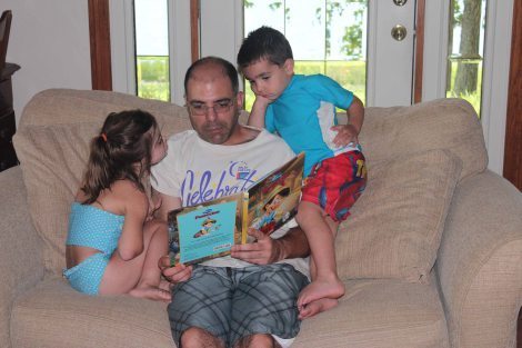 When we read to her she spends as much time watching our mouths VERY CLOSELY as she does looking at the book.