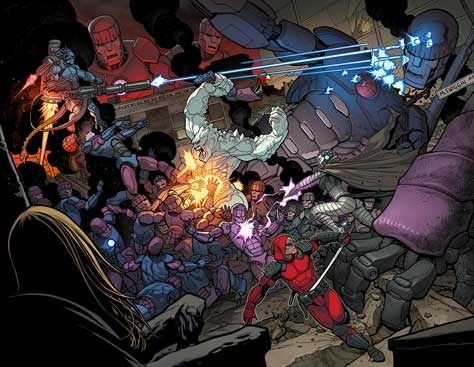 Frank Cho X-Men: Battle of the Atoms