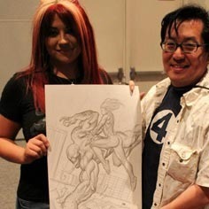 Frank Cho and Ivy Doomkitty BIGWoW Convention 2012