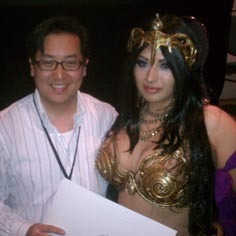 Frank Cho and Ivy Doomkitty BIGWoW Convention 2012