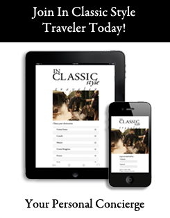 in classic style concierge