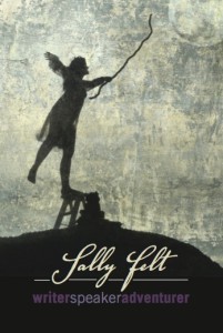 Flip side Sally Felt biz card example designed by Kelly Mills