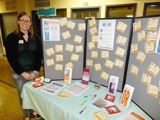 Nicole Lightfoot at her Booth