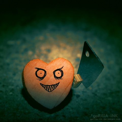 Heart attacks do exist by Gorilla Ink via Deviant Art
