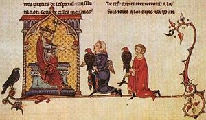 English: Frederick II, Holy Roman Emperor in L...
