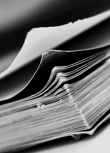 Old book bw