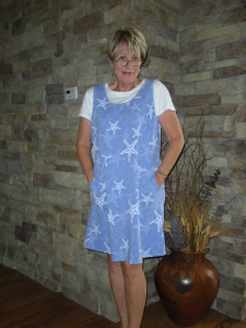 Dress and tee from FreshProduceClothing.com. 100% cotton and made in USA.