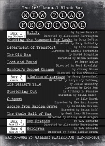 The 16th Annual Black Box New Play Festival