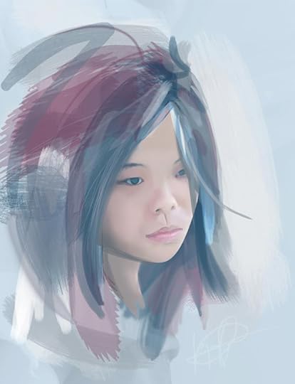 SELF-PORTRAIT. Jaymee's love for anime spills over her love for art.