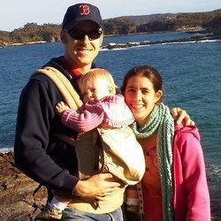 deb with husband and daughter