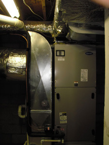 indoor half of the DC heat pump