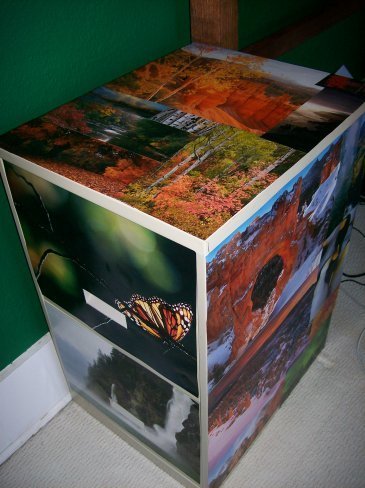 Revamped filing cabinet!