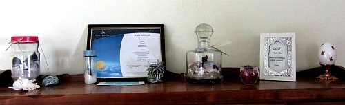 Desk with treasures - Carol Cox