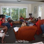 The staff gathers early Saturday morning for the difficult job of selecting authors for various writing awards. It is very difficult when so many young authors were outstanding.