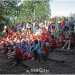 Some quick exercise routines as the parents assemble for the closing ceremony.