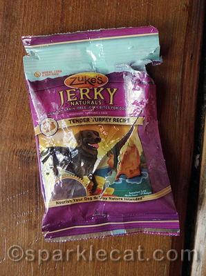 Even dog treats aren't safe from her!