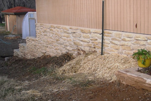 the new south facing garden