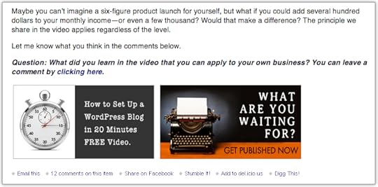 Get Noticed! Theme RSS Ads