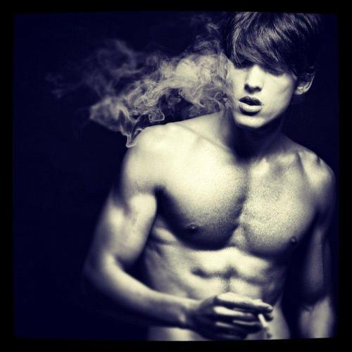 sexy smoking cigarette