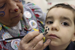 Nicholas face paint