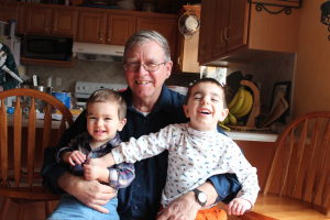 Grandpa with Michael & Nicholas
