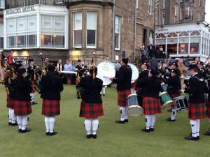 St A pipe band