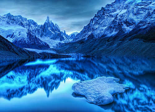 Mountains, snow, and glacier -- Chile