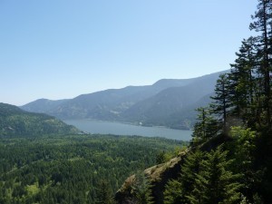 river from the side of wind mountain