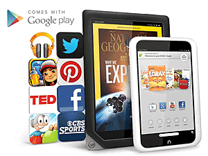 Google Play Apps on Nook HD