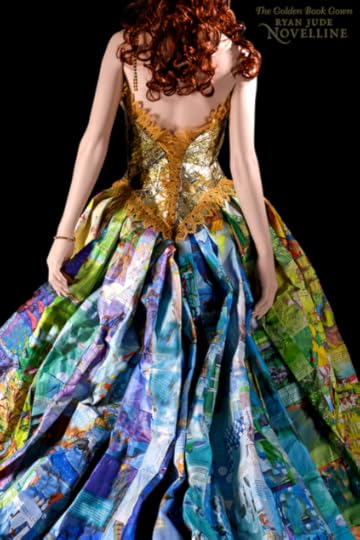 Gown made of Golden Books by Ryan Jude Novelline