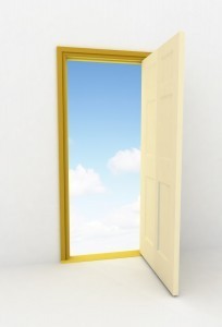 Open door of possibility