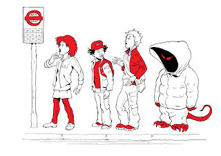 Comic-writing task artwork 3 by Lee Sullivan