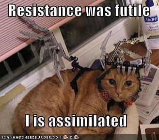 Resistance was futile I is assimilated