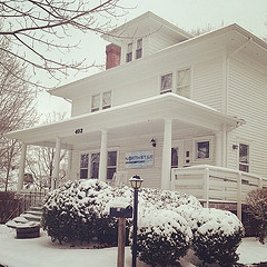 Where I work. Today it feels like Narnia. @northstarfamily